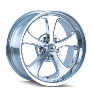 Ridler – 645 – Chrome – 17″x7″ 0mm – Summer Wheels – 645-7765C